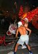 China: Miao men perform an elaborate dragon dance at a festival near Guiyang, Guizhou